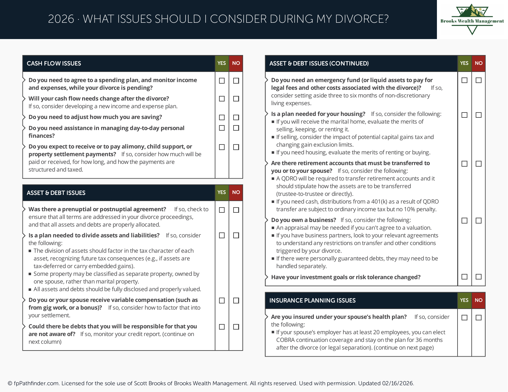 Preview of What Issues Should I Consider During My Divorce?