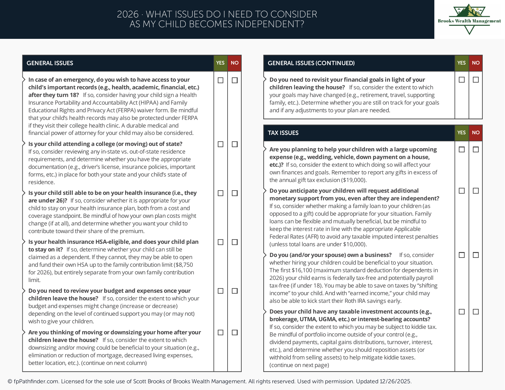 Preview of What Issues Do I Need to Consider as My Child Becomes Independent?