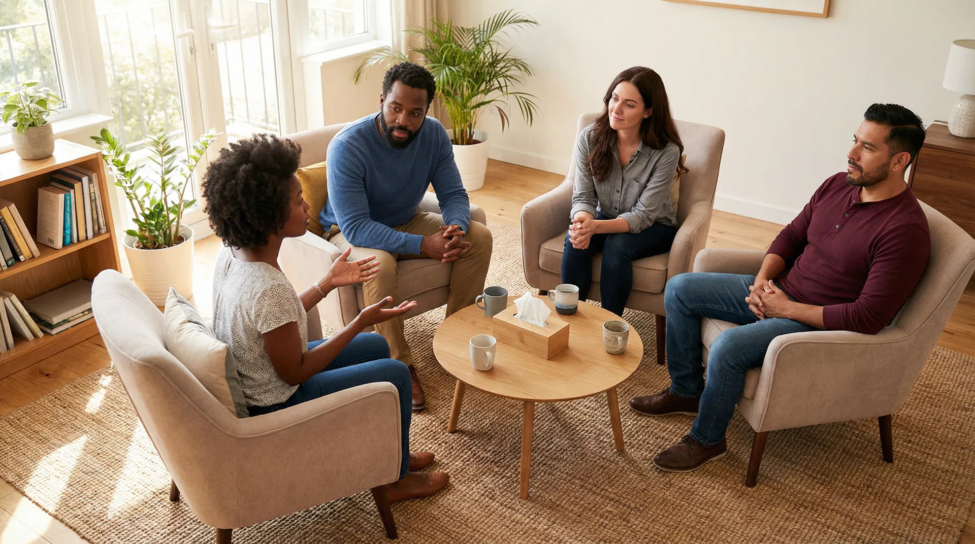 Group therapy session