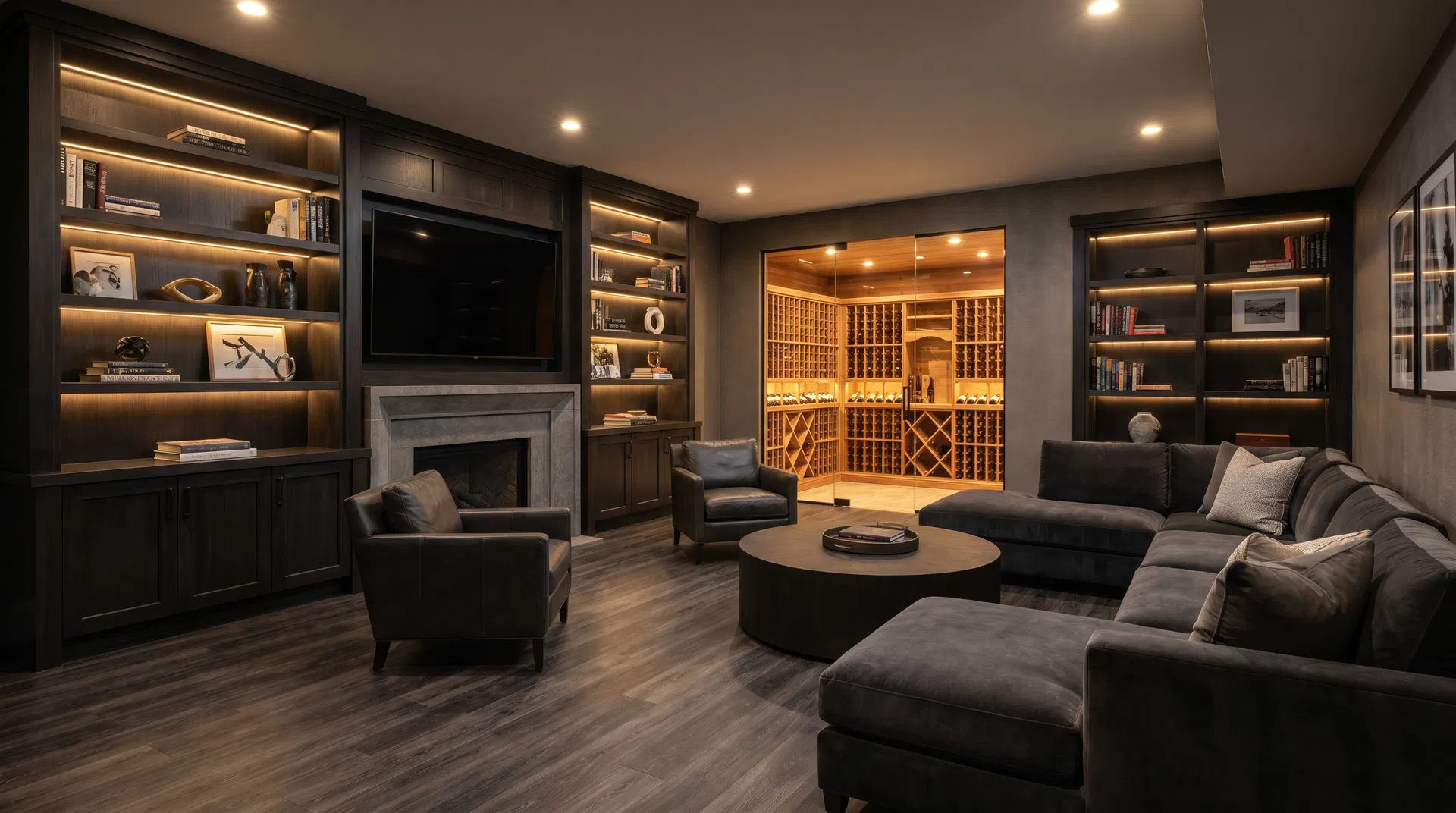 Fleetwood — Basement Finish & Remodel in Edina, MN