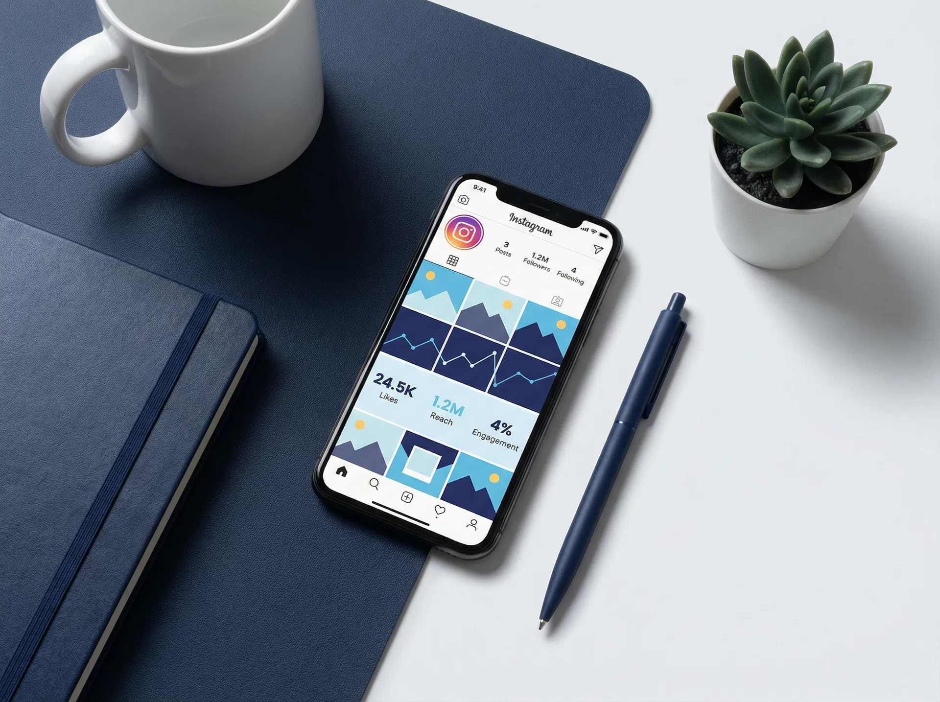 Social media management in action