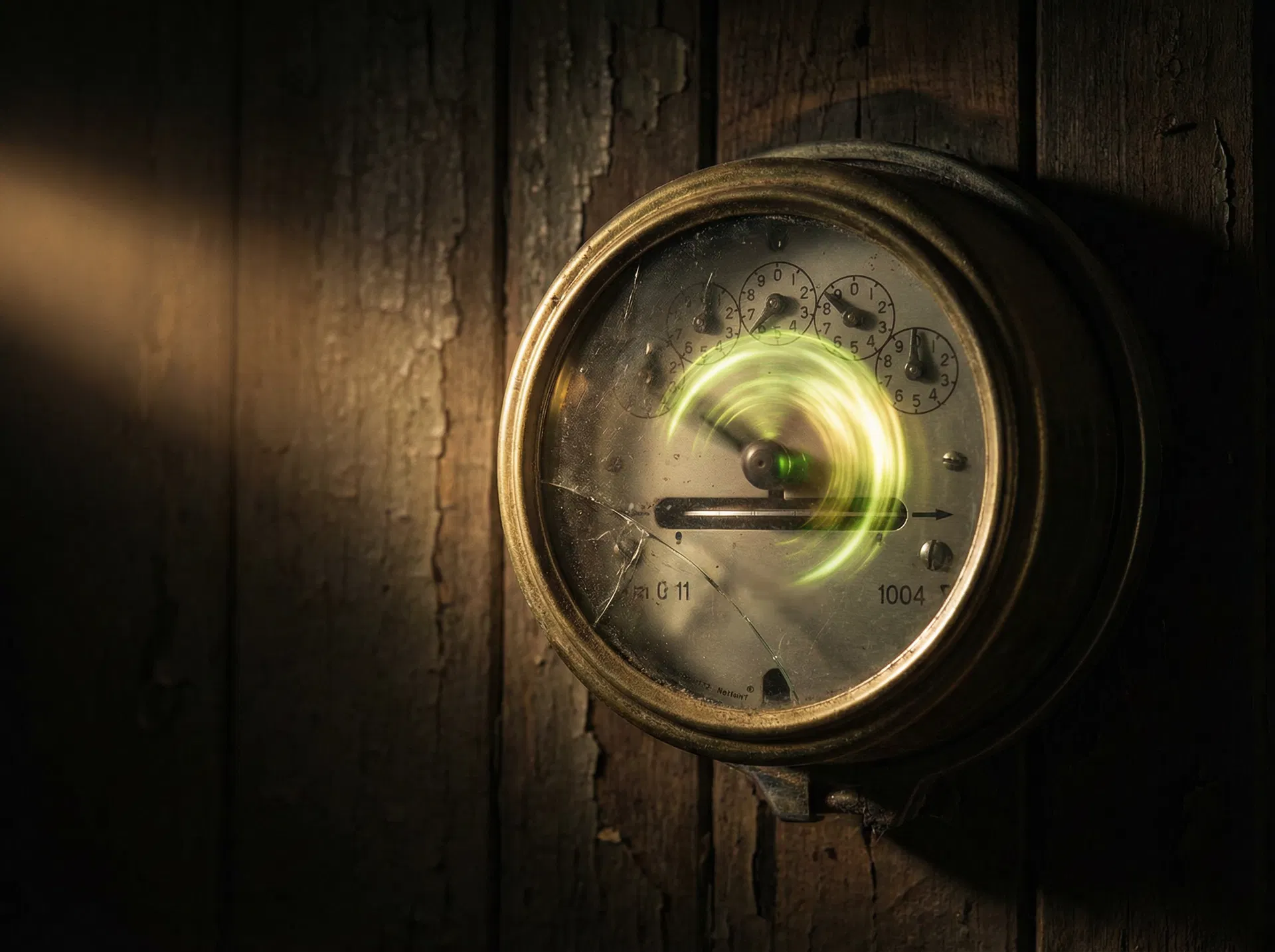 Electric meter spinning backwards