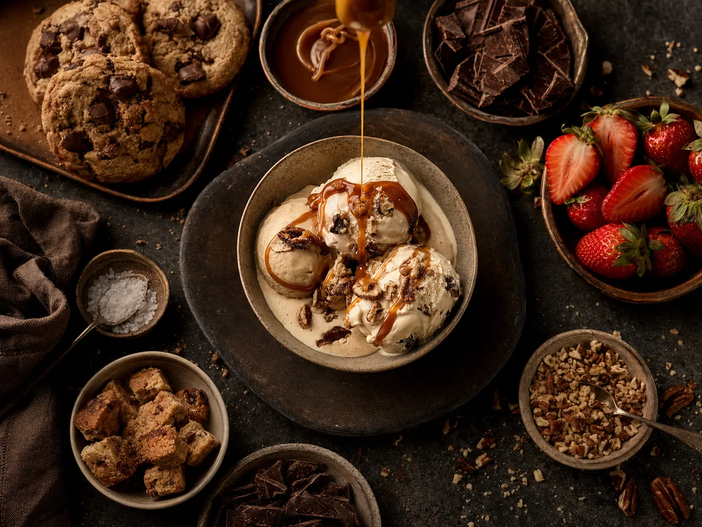 Artisan ice cream inclusions made in-house at Sugar Lab of Colorado