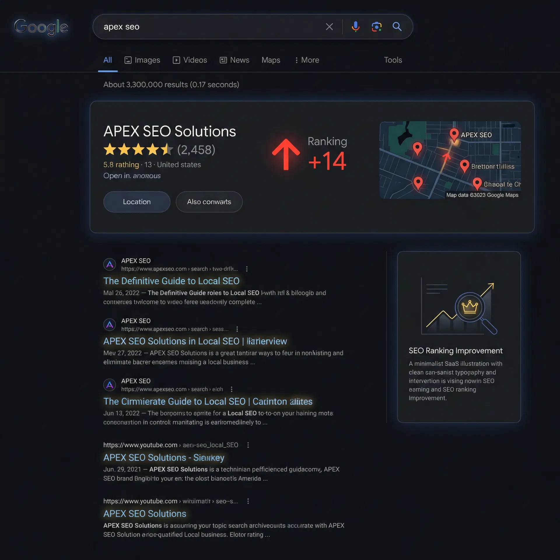 Google ranking improvement