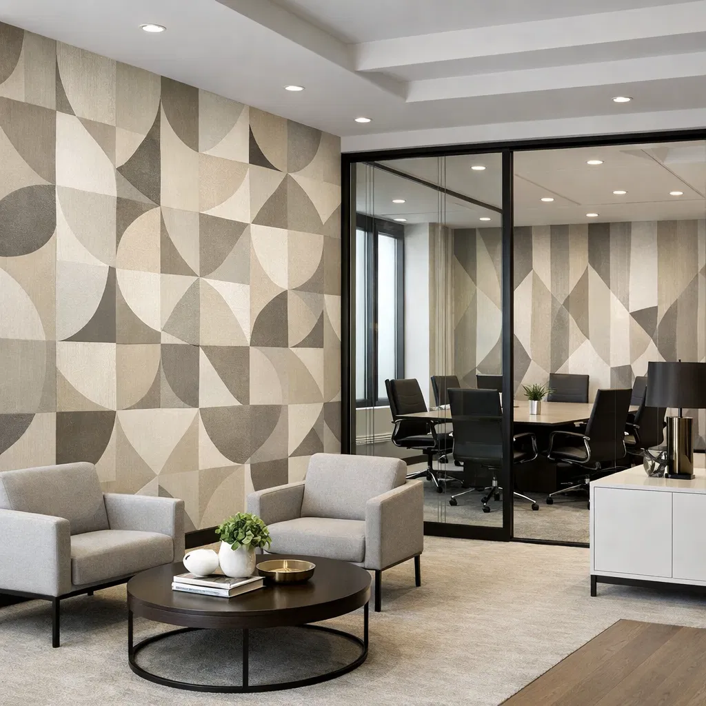Modern commercial office wallpaper