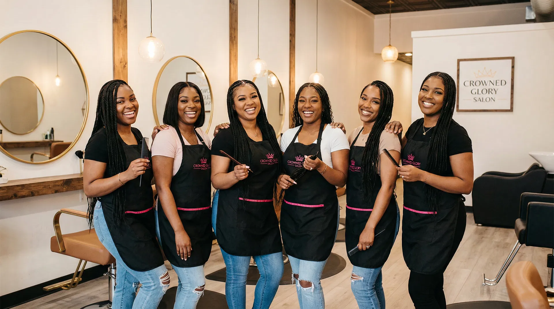 Braiders hired through the platform