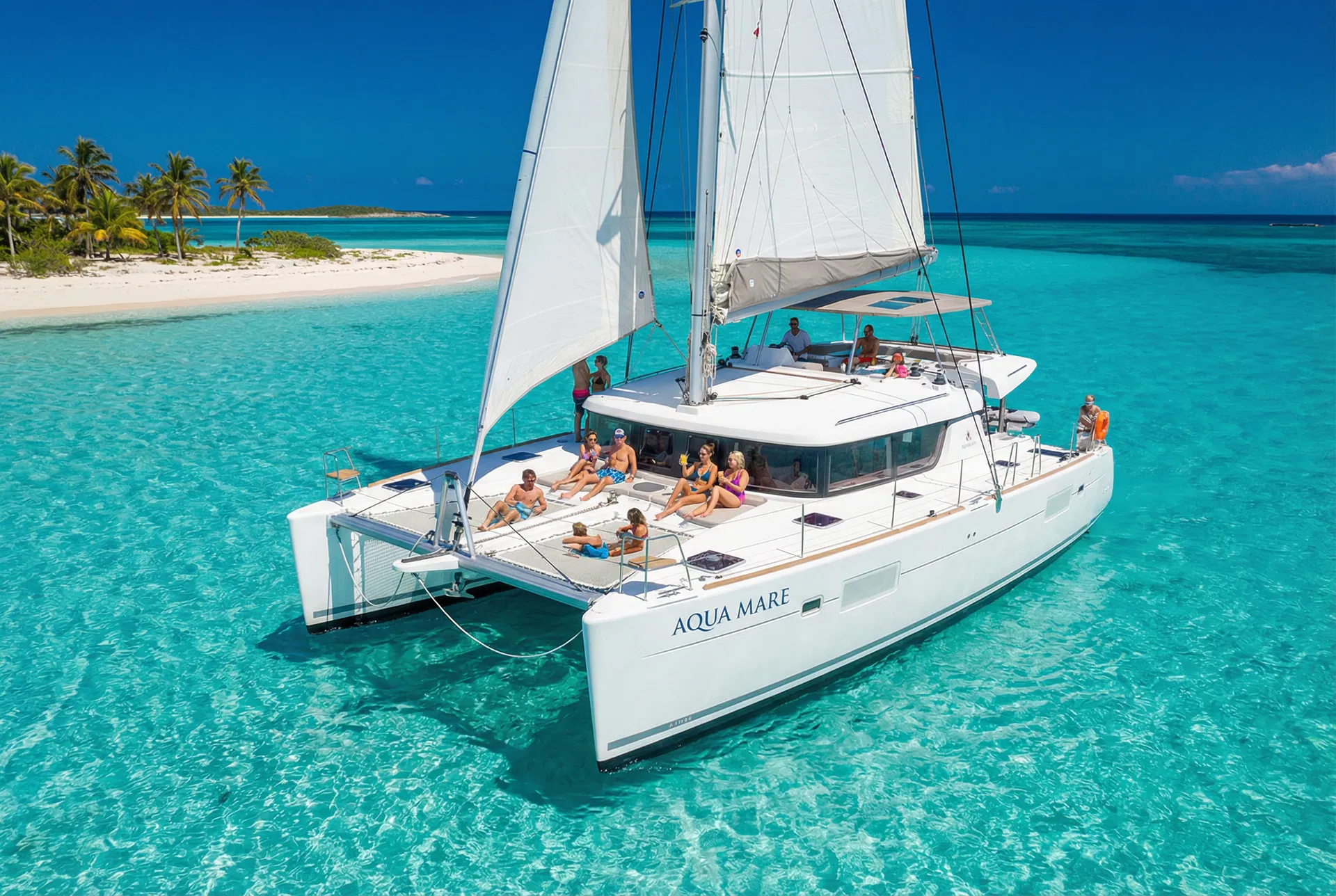 Day charter catamaran