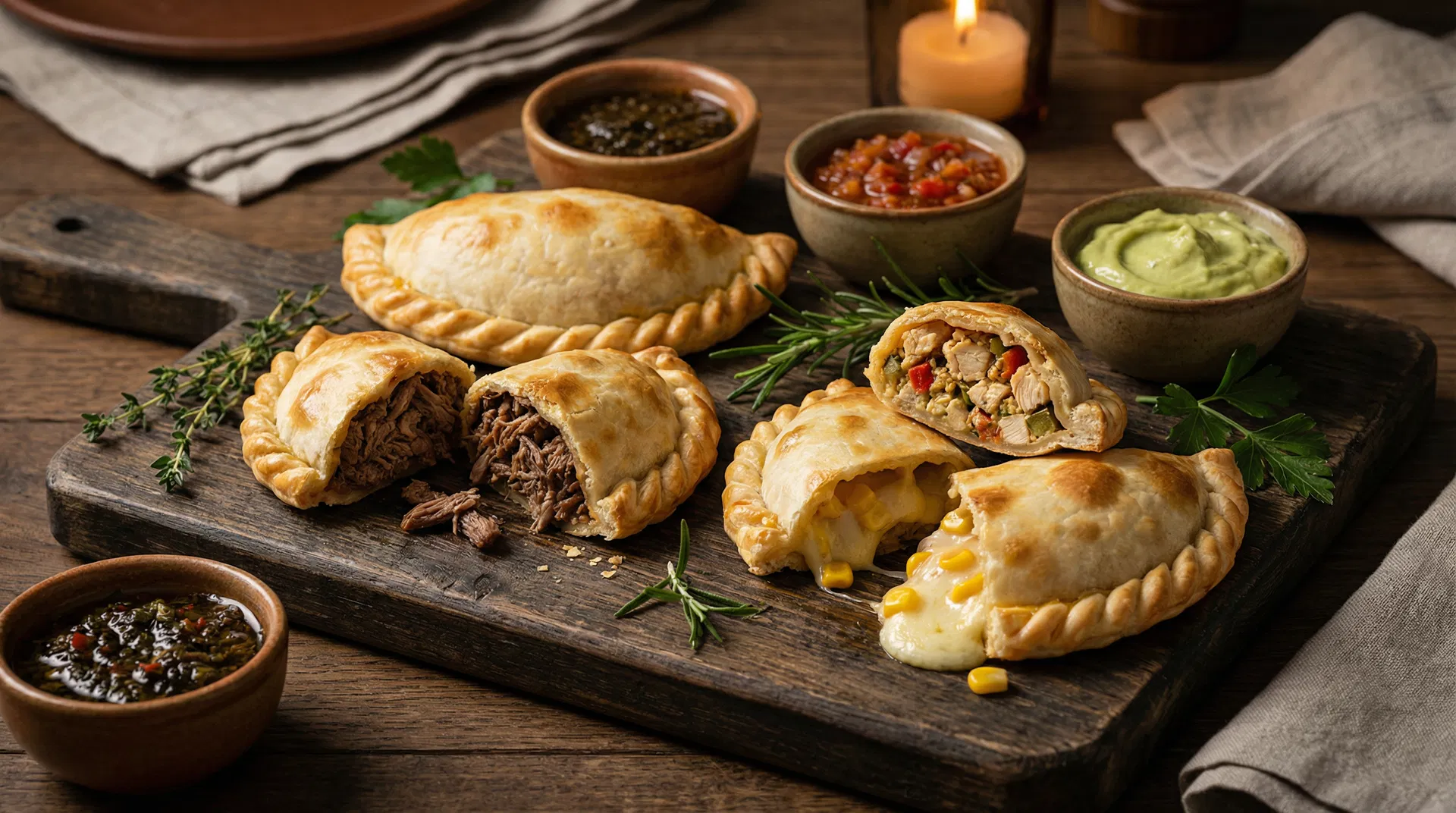 Artisan baked empanadas