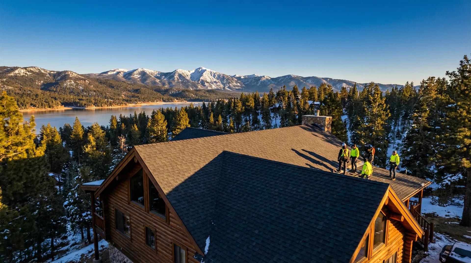 Mountain Cabin Roof Installation