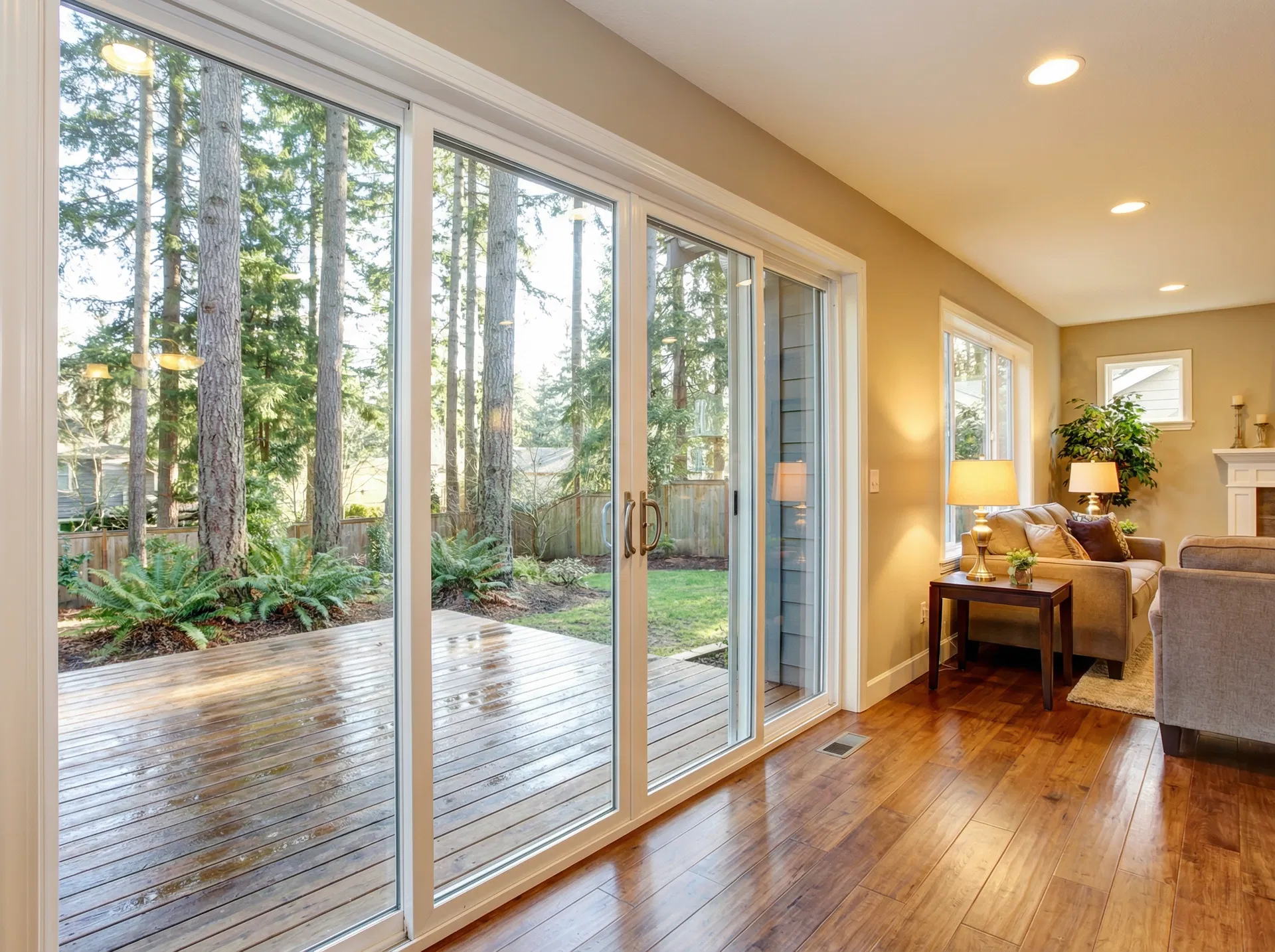 After: Sliding Patio Door Upgrade