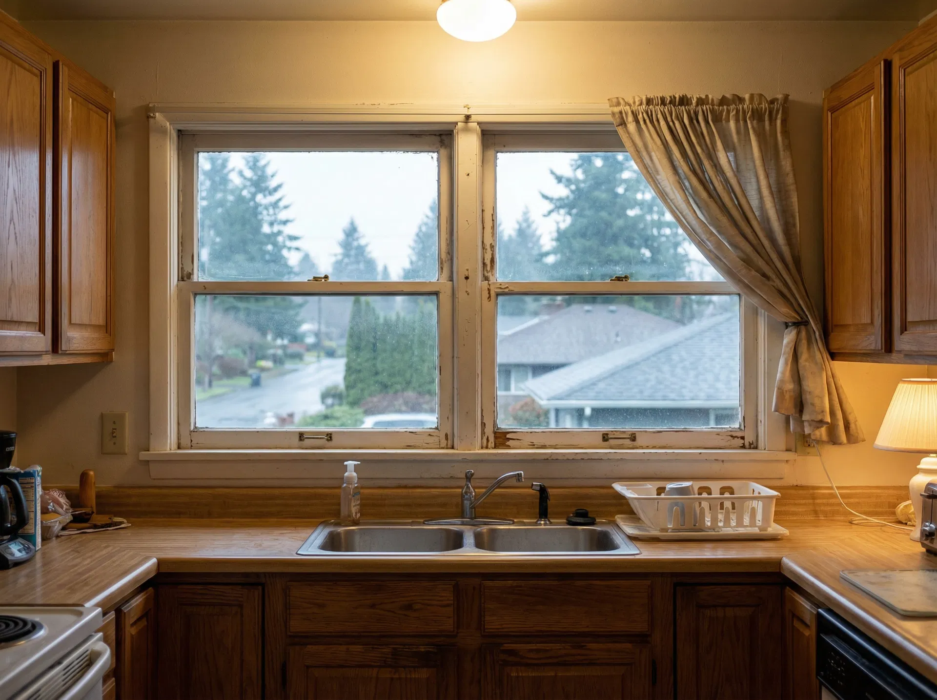 Before: Kitchen Window Replacement