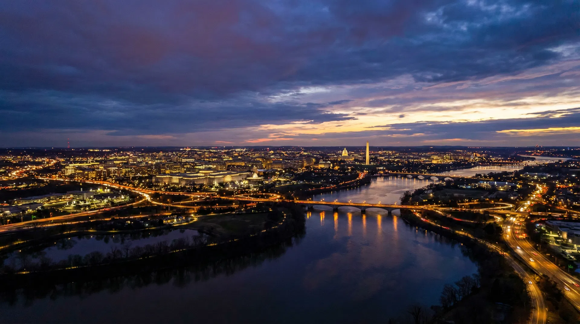 Northern Virginia and Washington D.C. skyline