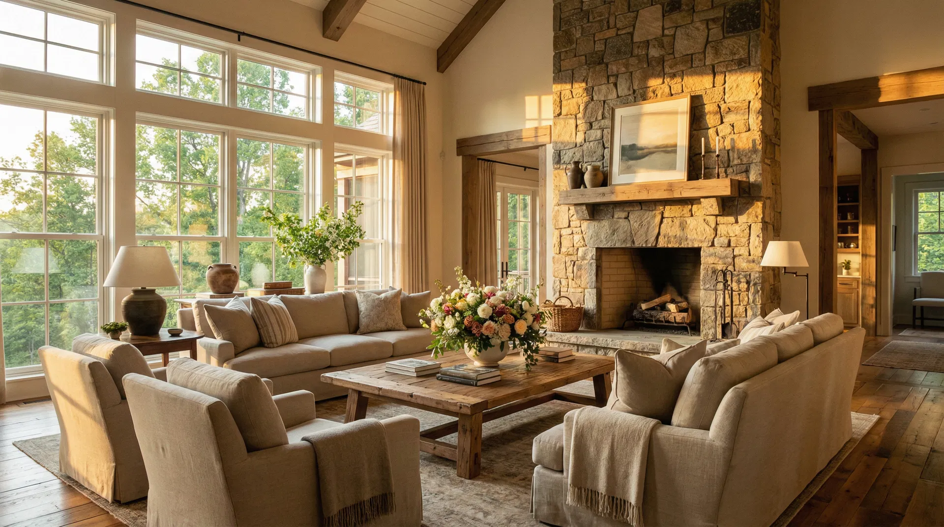 Elegant Virginia home interior showcasing real estate services