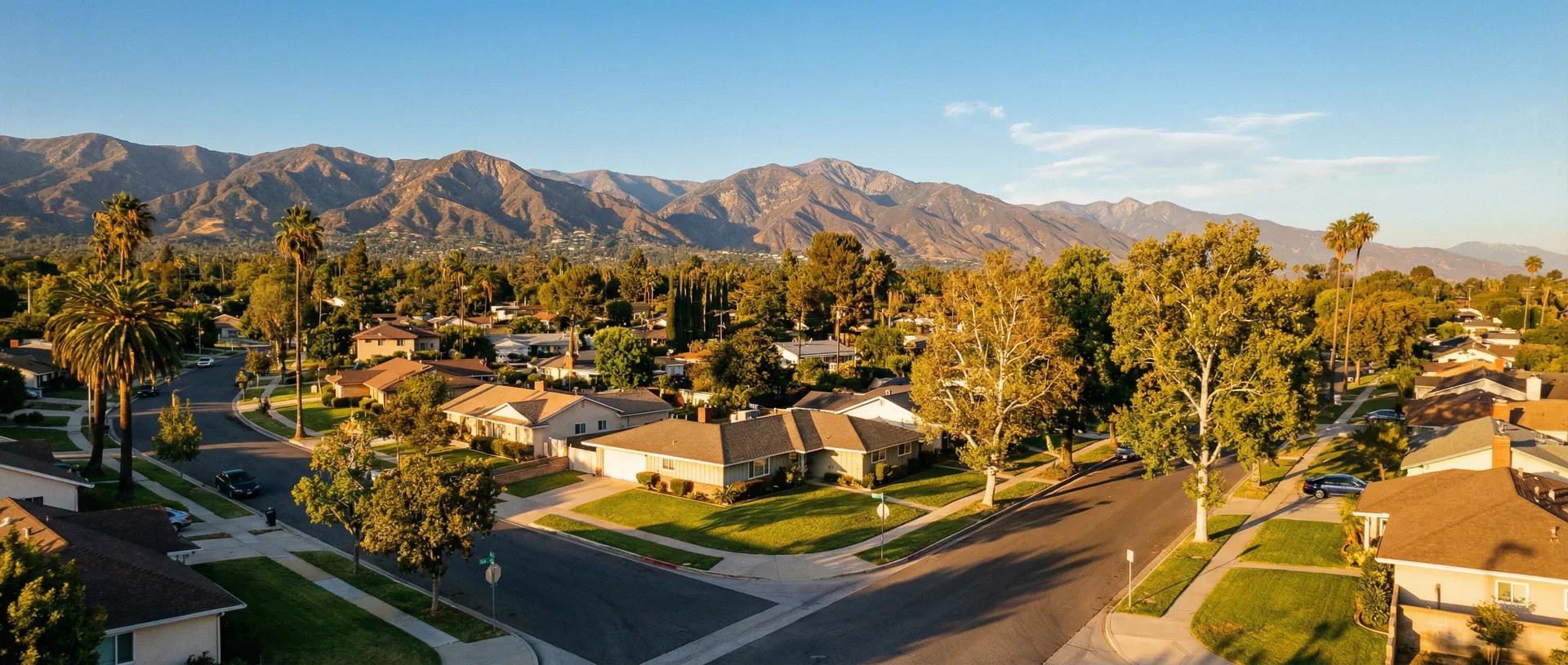 Southern California suburban neighborhood