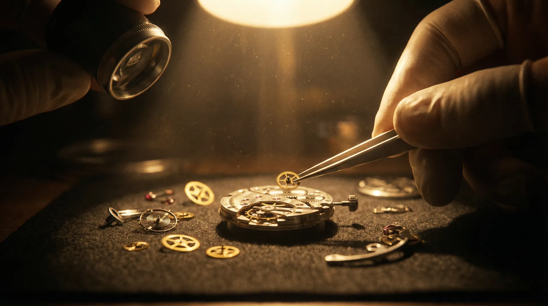 Luxury watch authentication and inspection at 13th Time