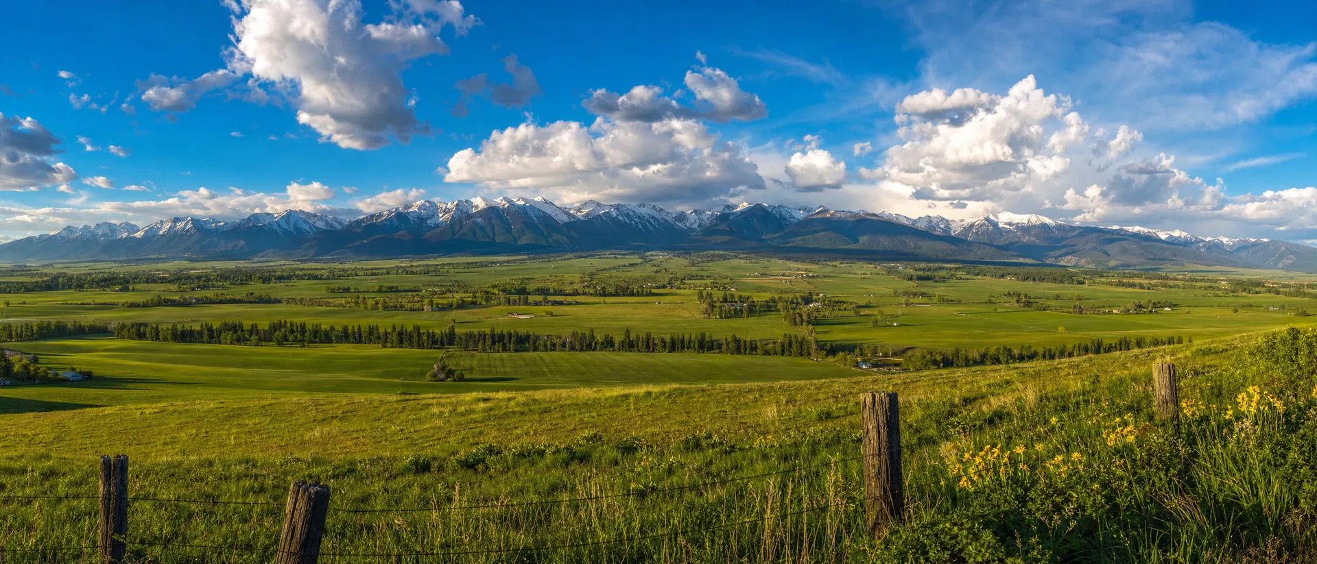 Bitterroot Valley Montana panorama