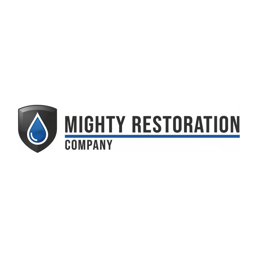 Mighty Restoration Company logo
