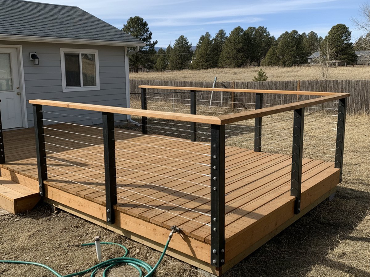 Deck Railing Installation