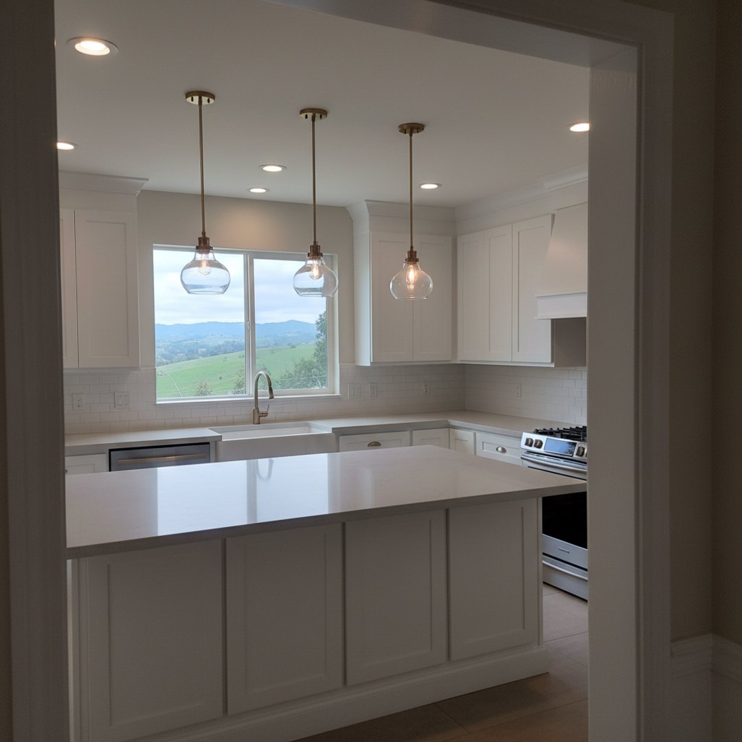 Kitchen Island Installation
