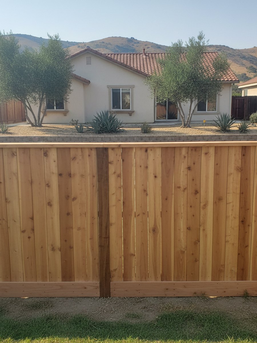 Wood Fence Installation in American Canyon