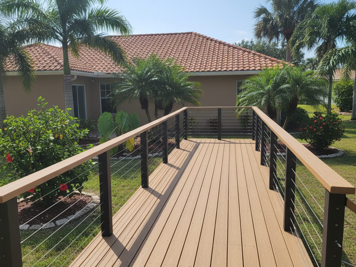 Deck Railing Installation