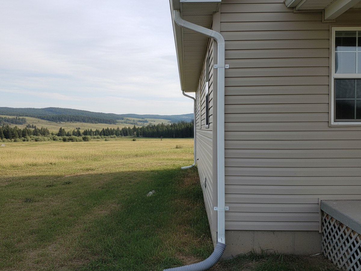 Downspout Installation in Whitefish