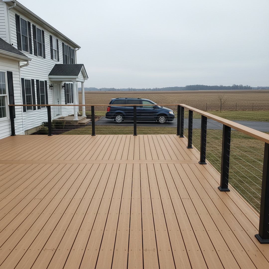 Deck Railing Installation