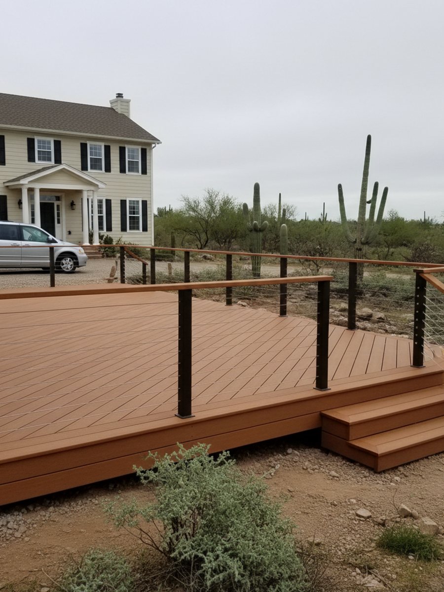Deck Railing Installation