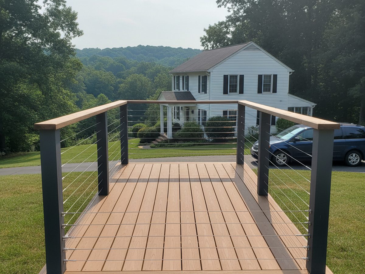 Deck Railing Installation