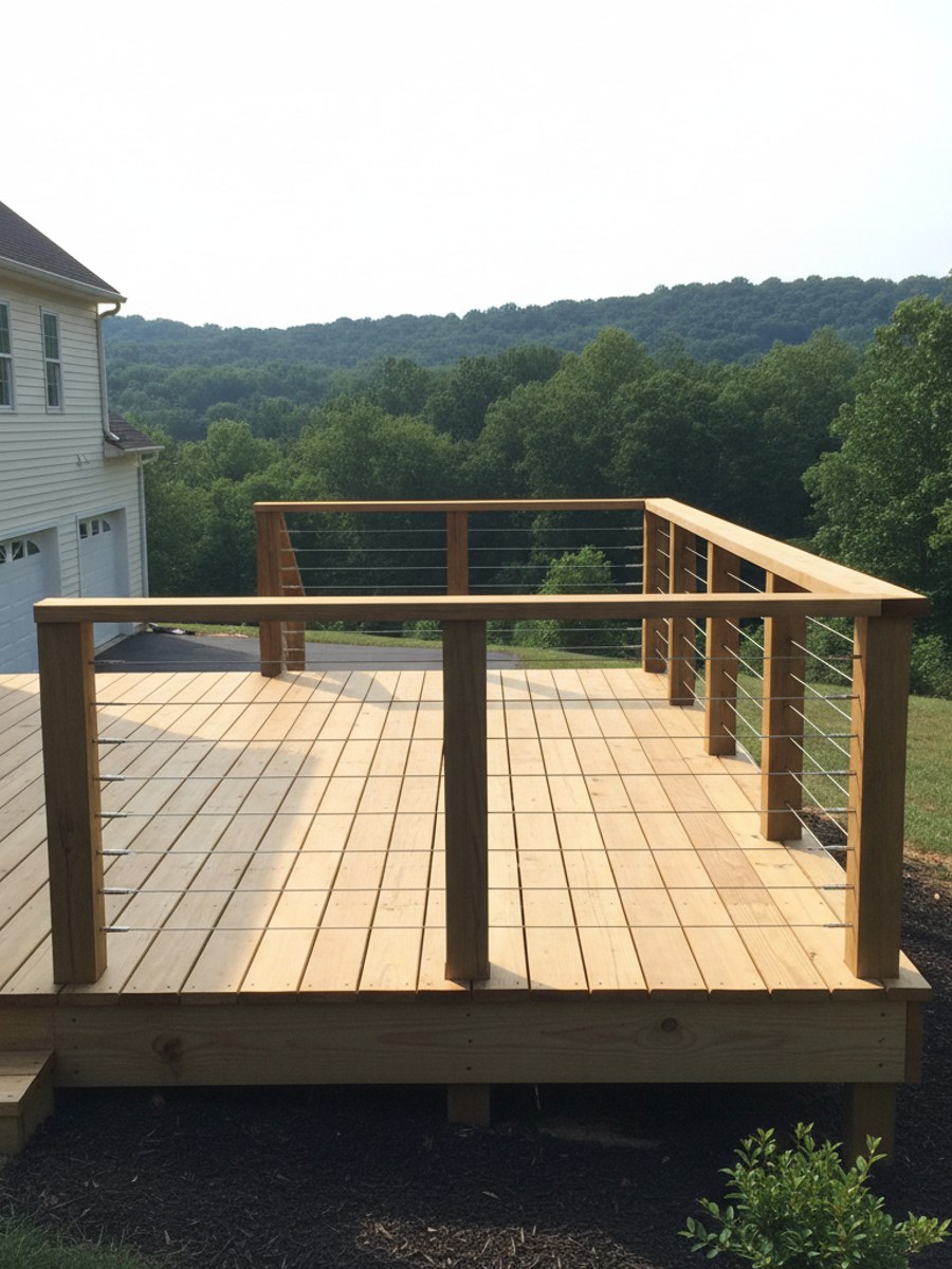 Deck Railing Installation