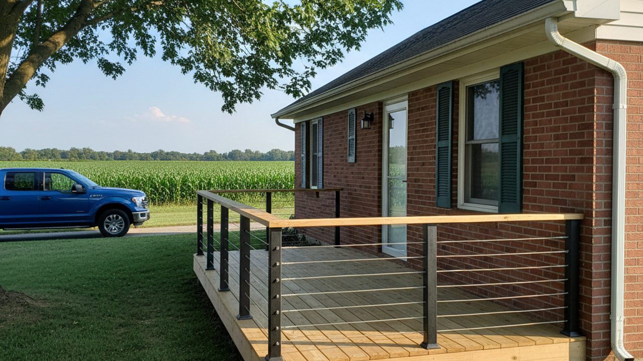 Deck Railing Installation