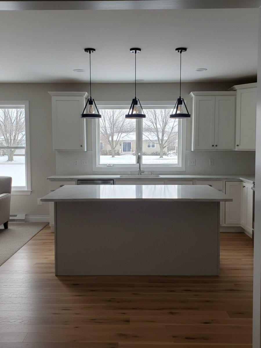 Kitchen Island Installation