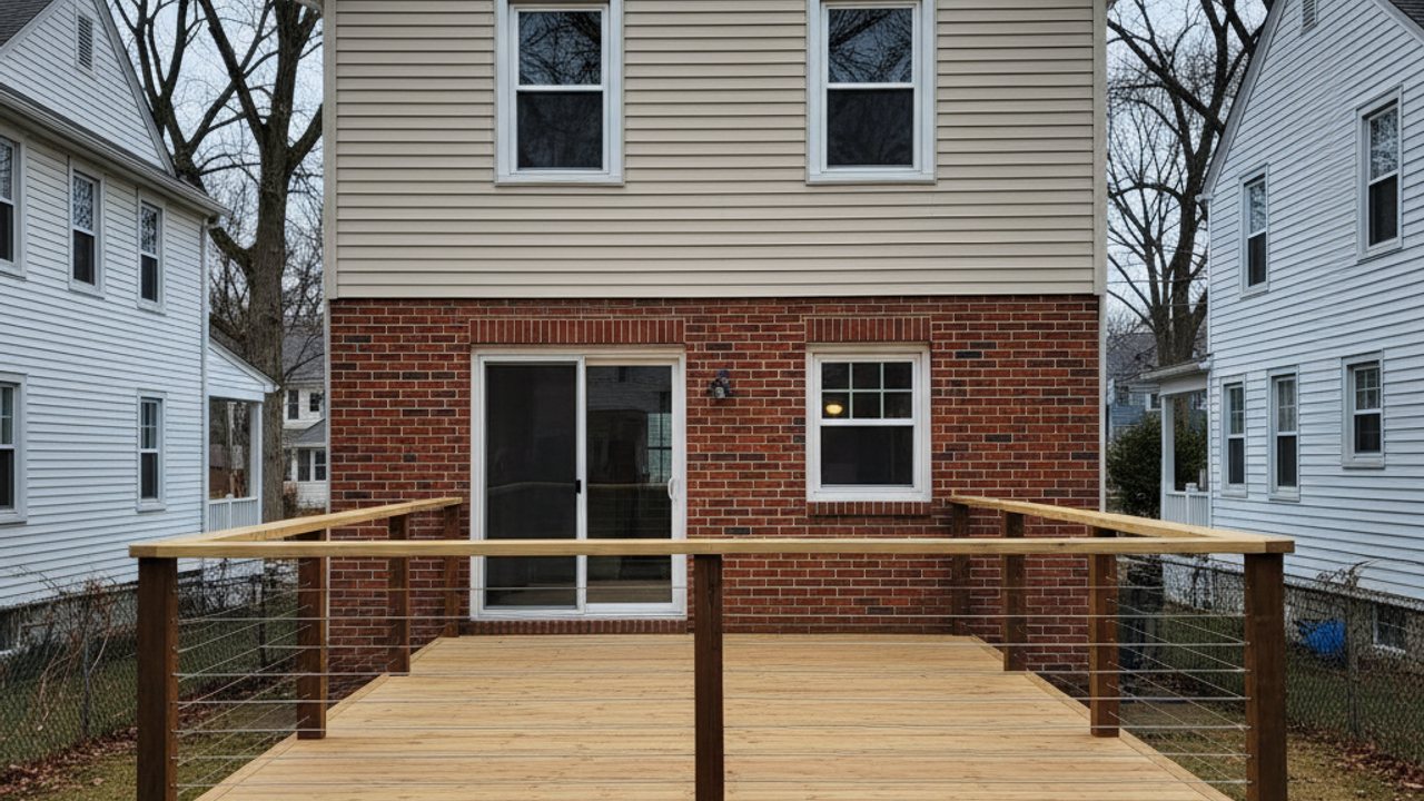 Deck Railing Installation in Arlington