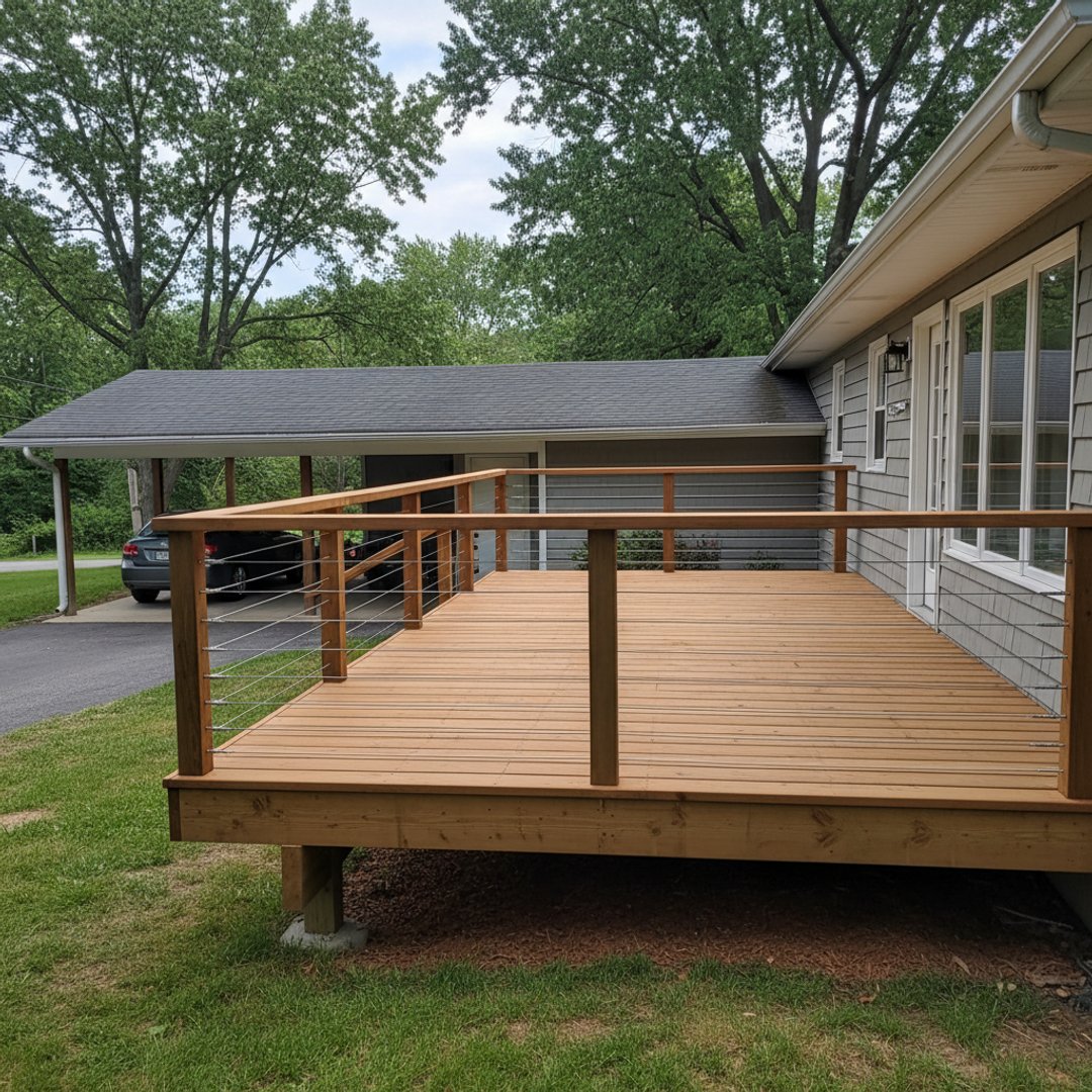 Deck Railing Installation