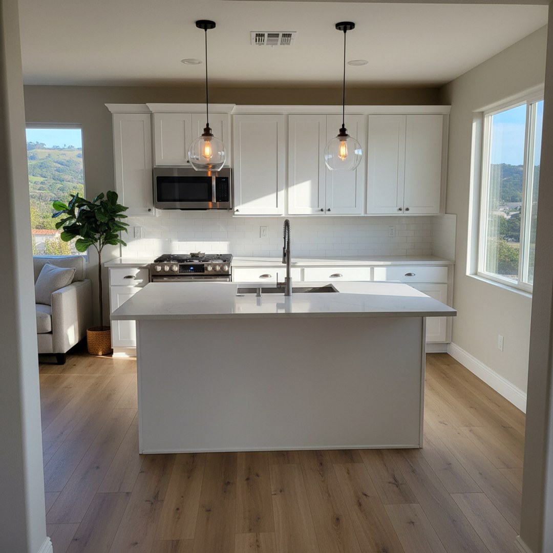 Kitchen Island Installation