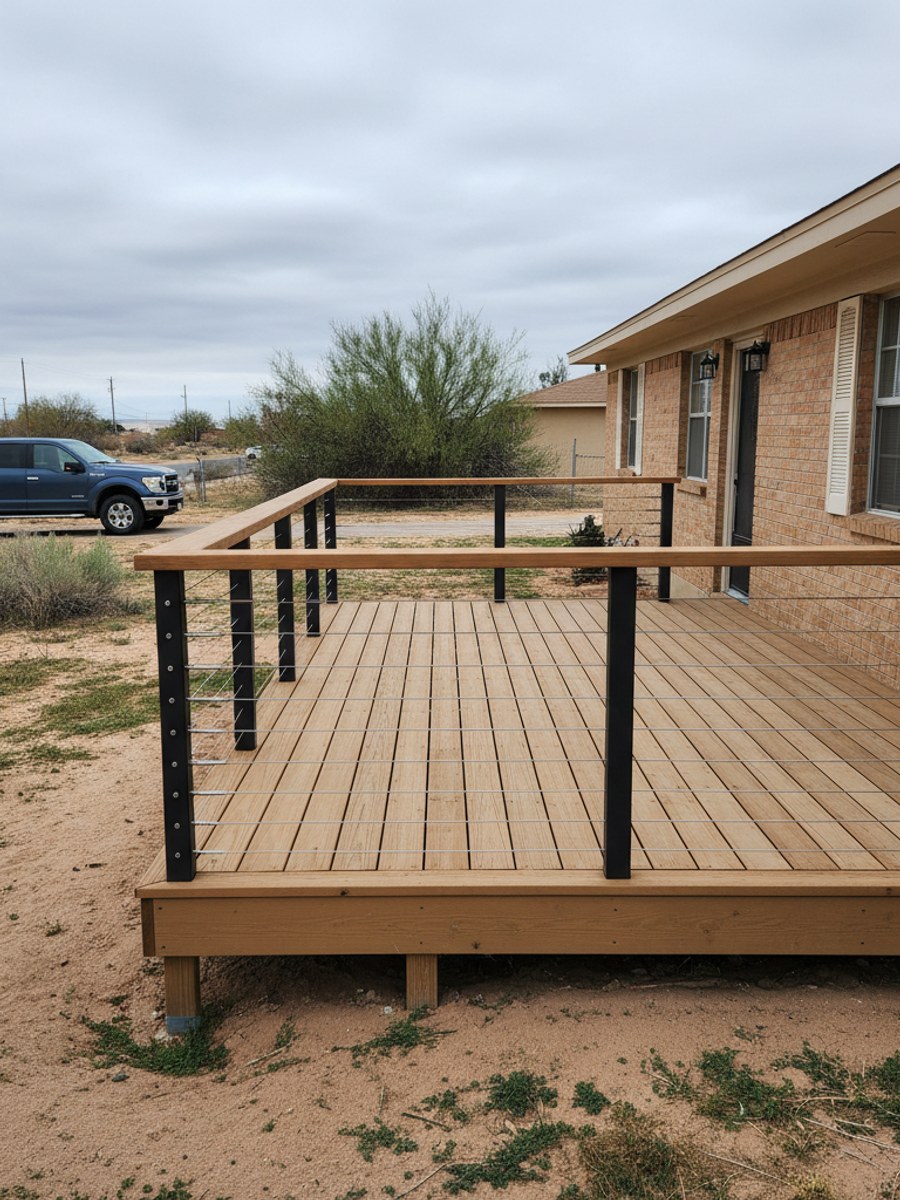 Deck Railing Installation