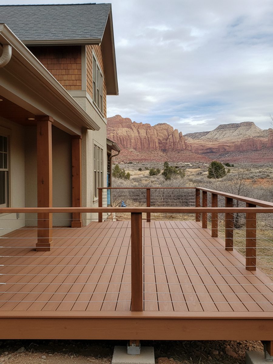 Deck Railing Installation