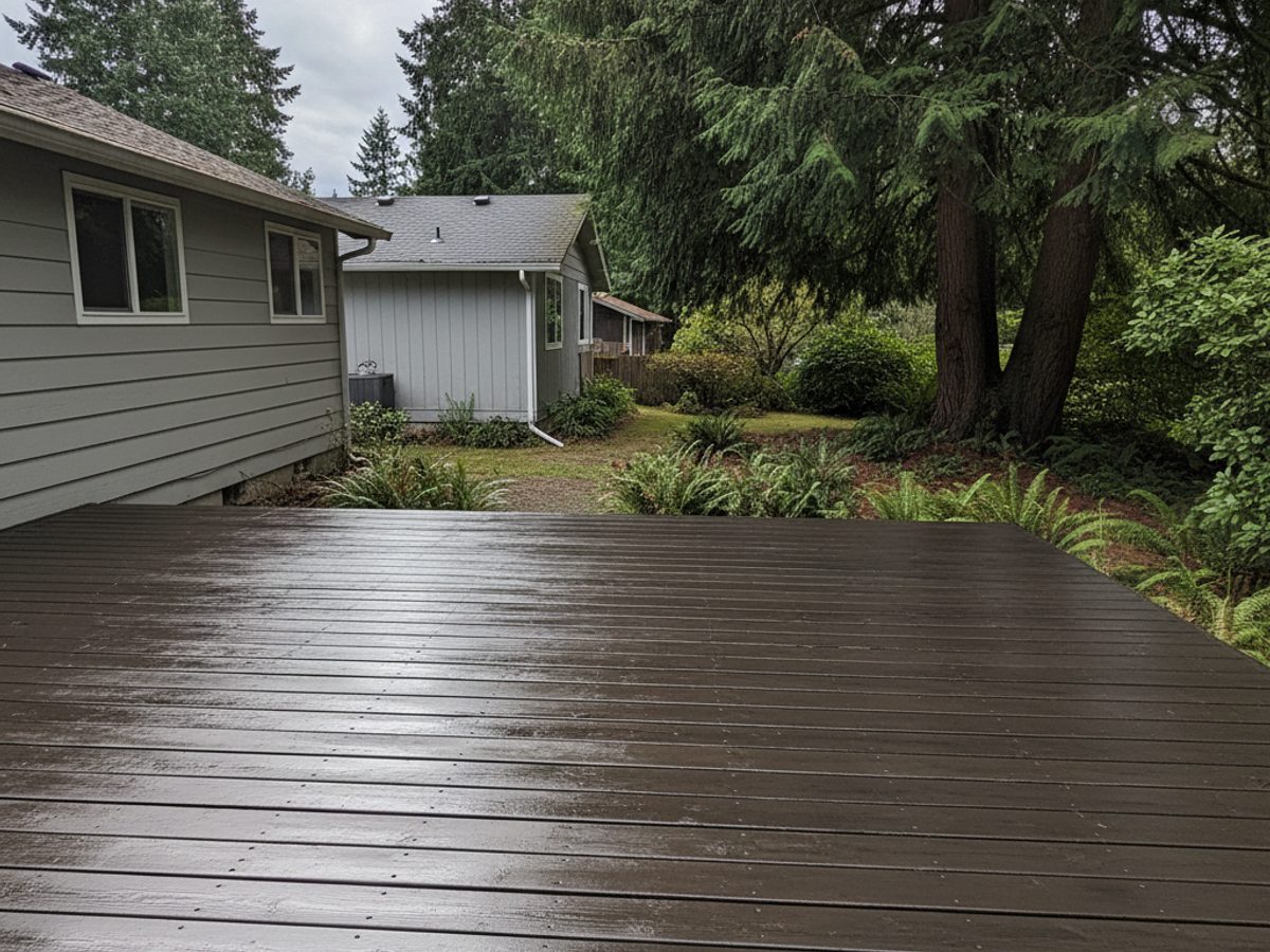 Deck Staining in Shoreline