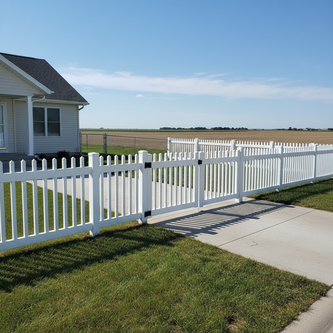 Vinyl Fence Installation in Gretna