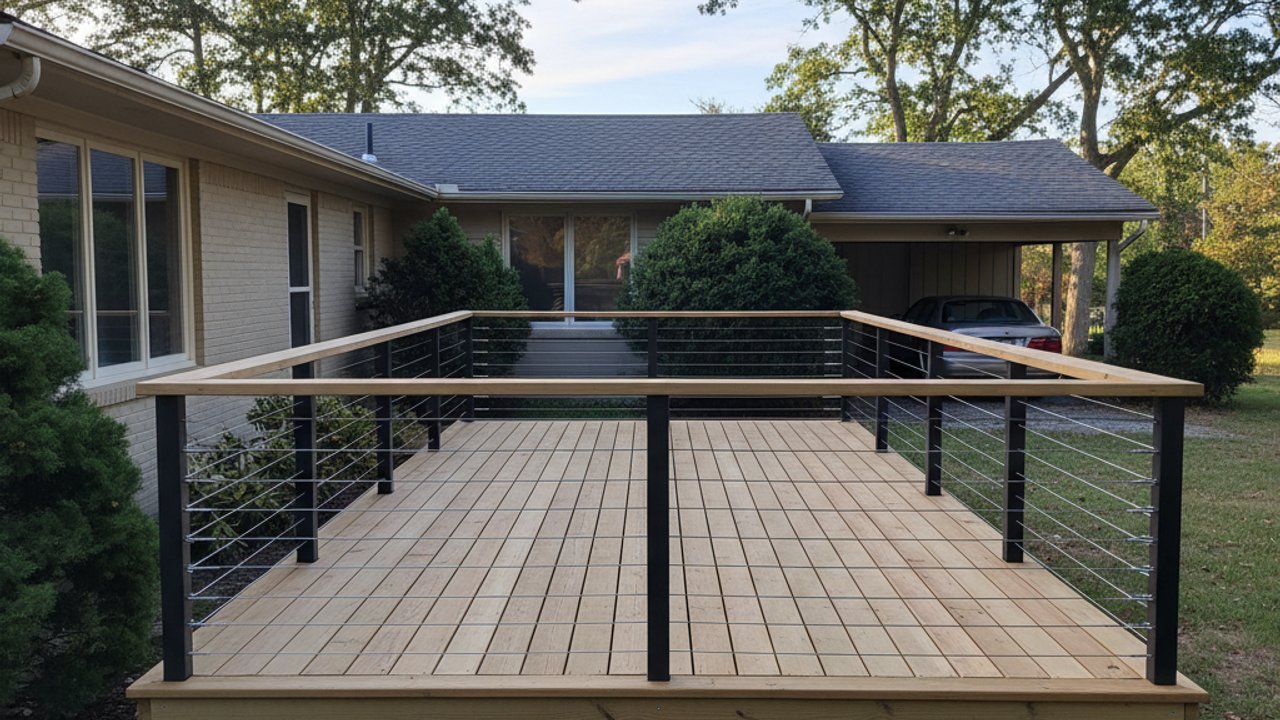 Deck Railing Installation