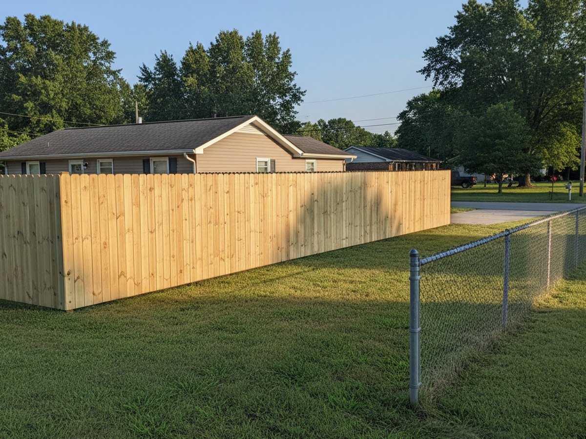 Wood Fence Installation