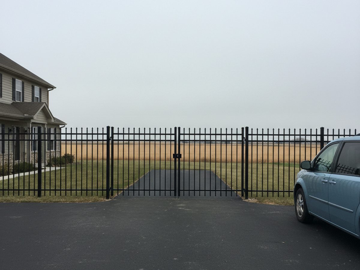 Aluminum Fence Installation in Gretna