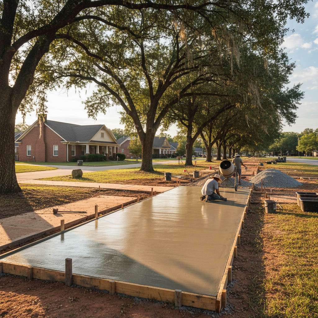 Concrete Sidewalks in Decatur, AL