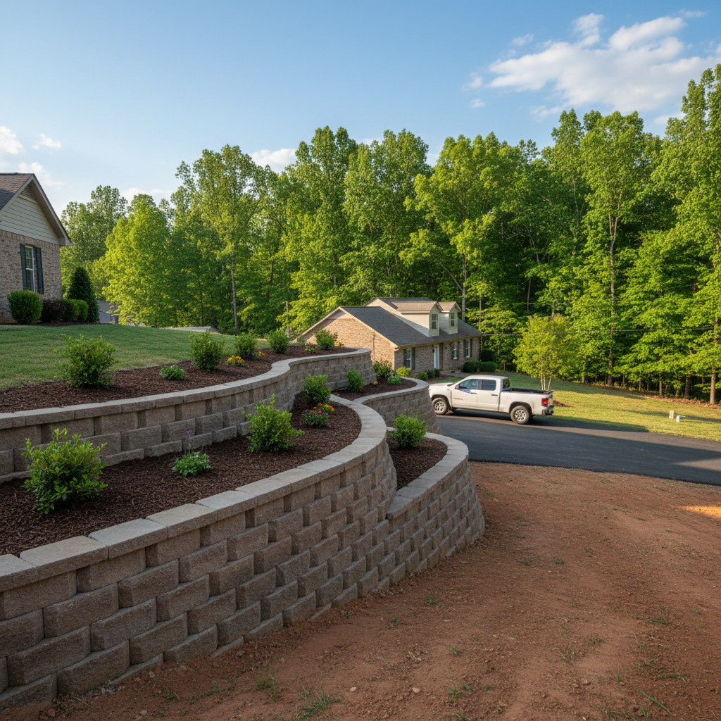 Concrete Retaining Walls in Decatur, AL
