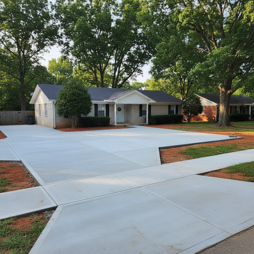 Concrete Installation in Huntsville