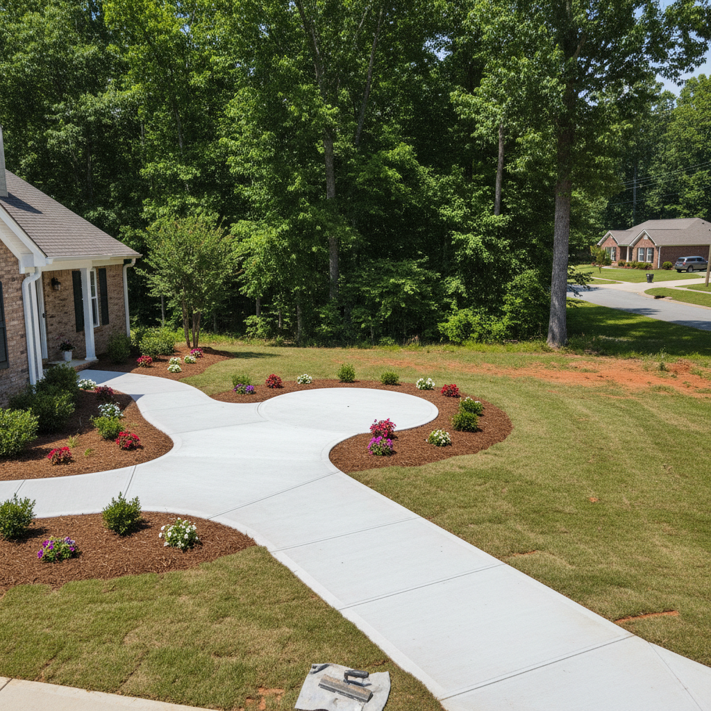 Concrete Sidewalks in Huntsville