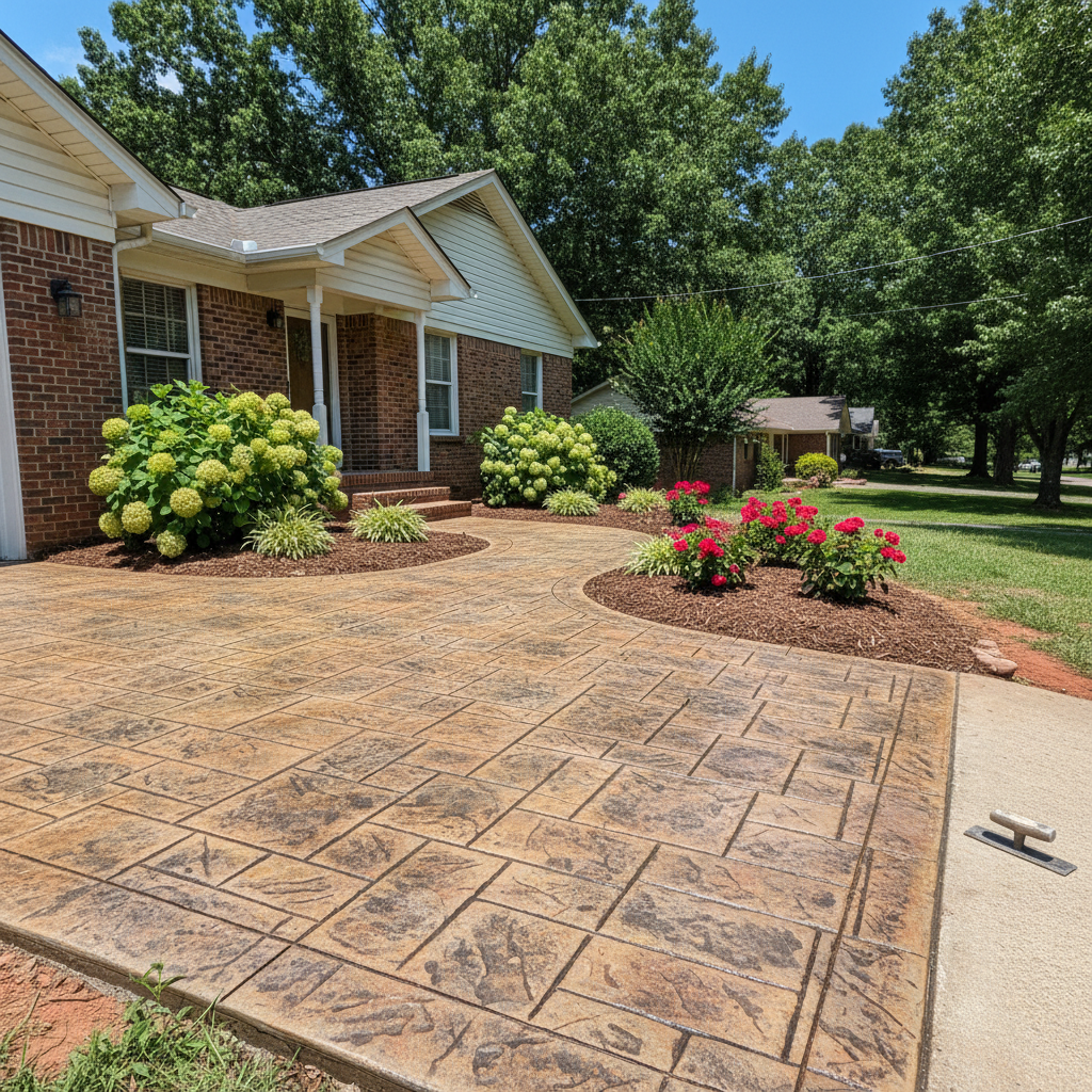Stamped Concrete in Huntsville