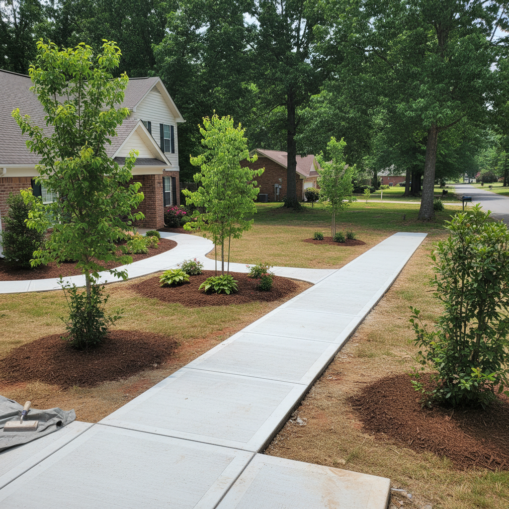 Concrete Sidewalks in Athens