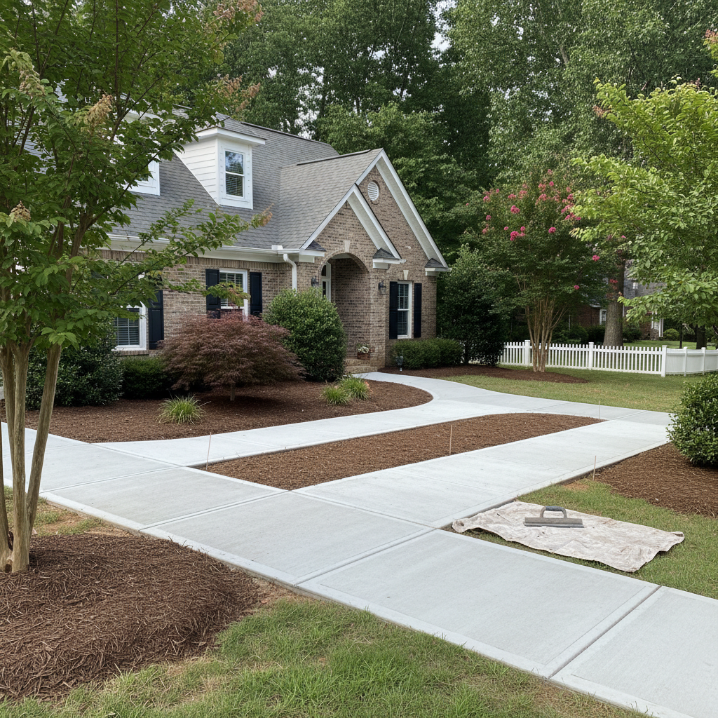 Concrete Sidewalks in Huntsville