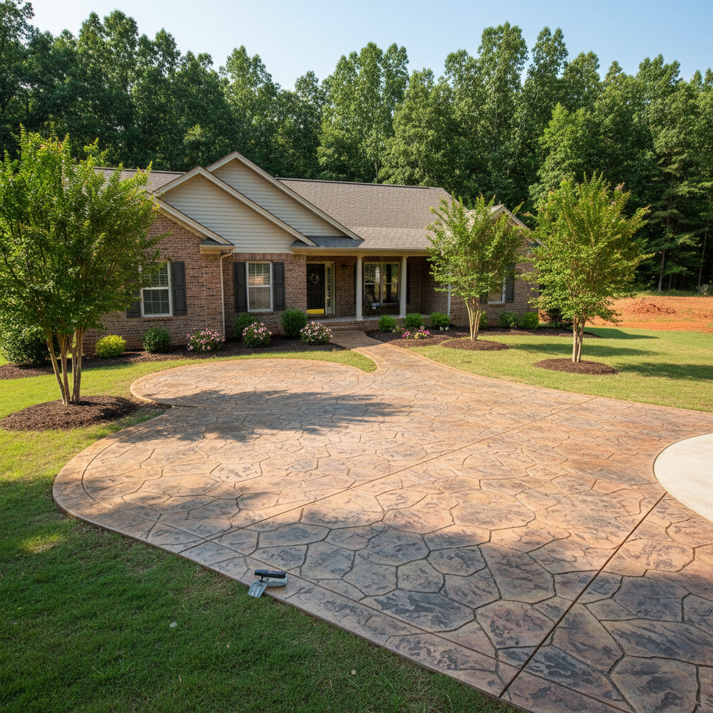 Stamped Concrete in Huntsville